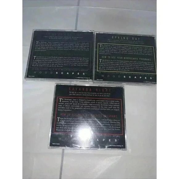 3 Mood Escapes Nature Thunderstorms, Spring Day And Savanna Night Audio CD New - Picture 4 of 8